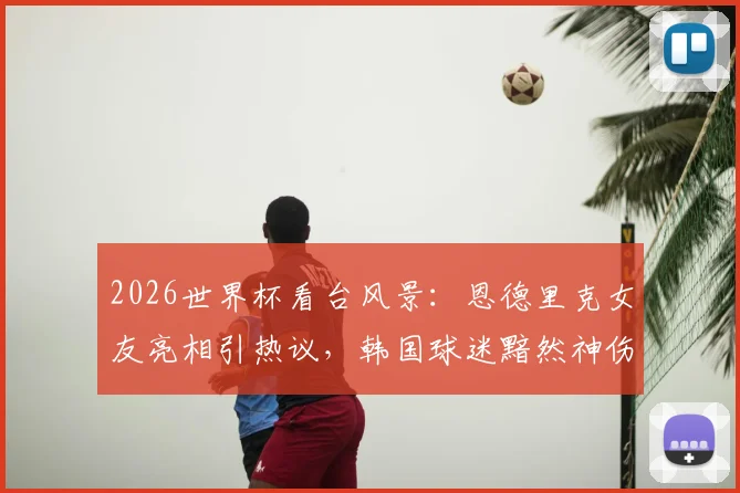 2026世界杯看台风景：恩德里克女友亮相引热议，韩国球迷黯然神伤画面盘点